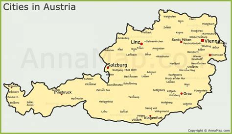 austria city name|all the cities in austria.